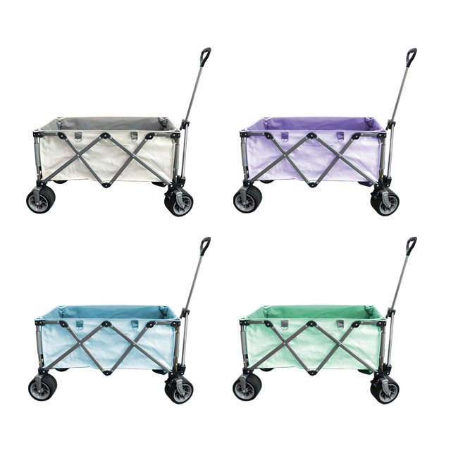 Beach Wagon With All-Terrain Wheels Aluminium Beach Cart Trolley With Fat Wheels Beach Wagon Trolle Cart