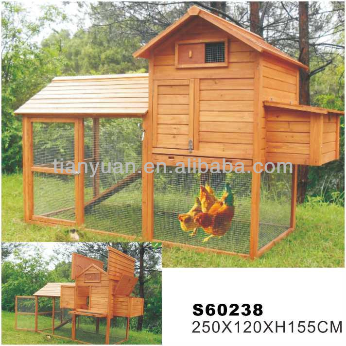 Pet Product Super Large Outdoor Chicken Cage Hutch Indoor Cheap Wooden Chicken Coop