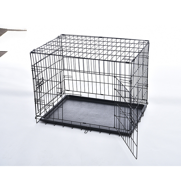 Foldable Strong Stainless Steel Sale Cheap Stocked Discount Metal Dog Kennel Large Dog Cage