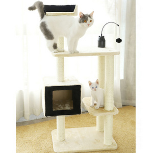 New Design Pet Products  Modern Luxury Large Wood Cat Climbing Tower,Tree House For Cat,Cat Tower Tree