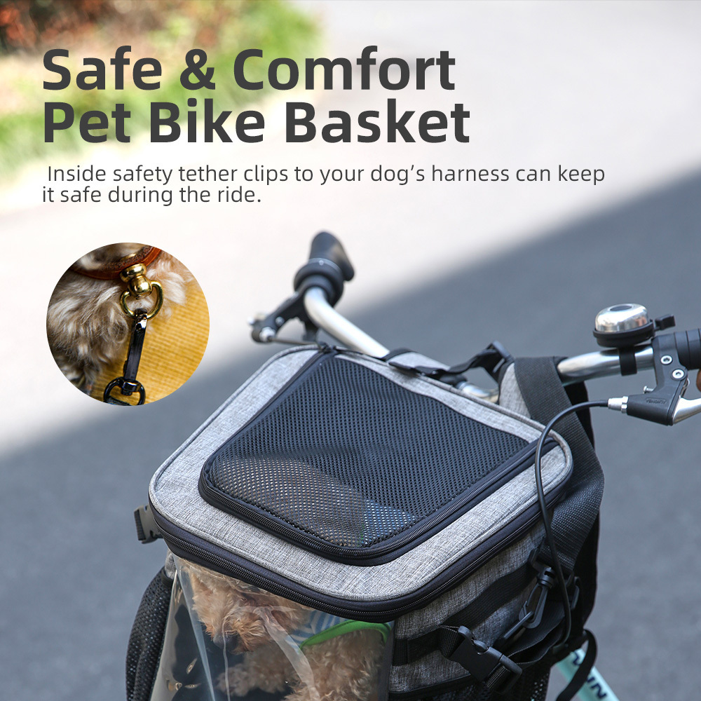 Multi Application Portable Outdoor Pet Carrier Bag Dog Car Seat Cat Backpack Dog Bike Basket Bag