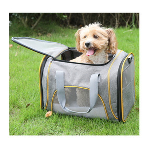 fashion dog carrier purse Factory custom adjustable travel pet carrier backpack purse with warm dog cushion