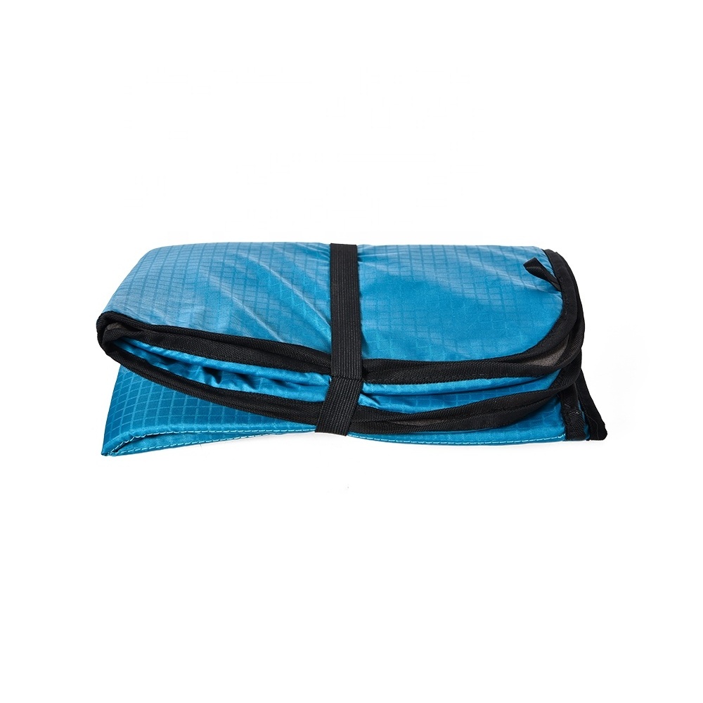 Outdoor Camping Hiking Durable Waterproof Oxford Collapsible Portable Pet Mat Travel Dog Bed