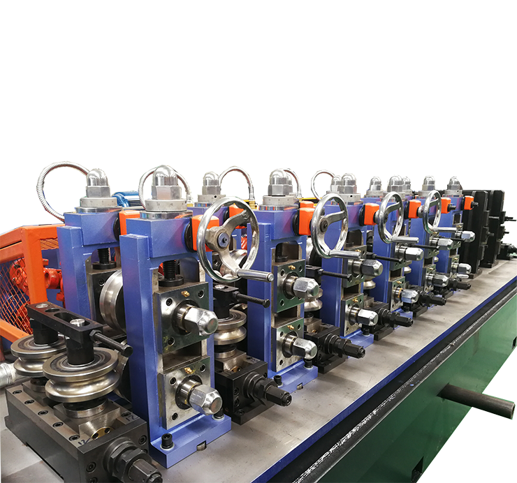 ERW tube line with accumulator GI steel cold roll forming machine