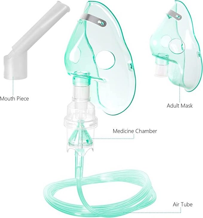 Homecare PVC Children And Adult High Efficiency Kit Disposable  bottle oxygen Medical nebulizer kits mask and mouthpiece