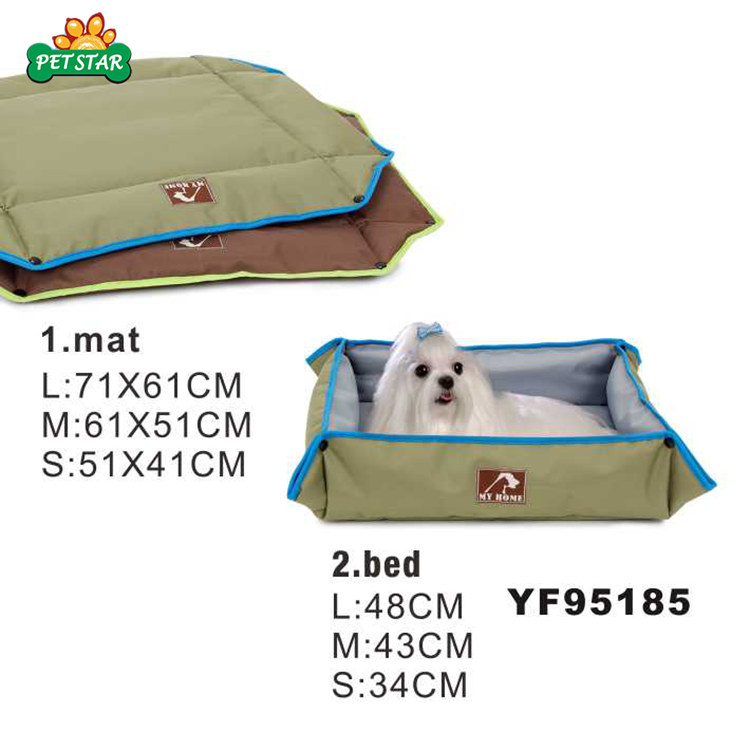 Fabric Novelty Shaped Sleeping Dog Bed Insert Waterproof