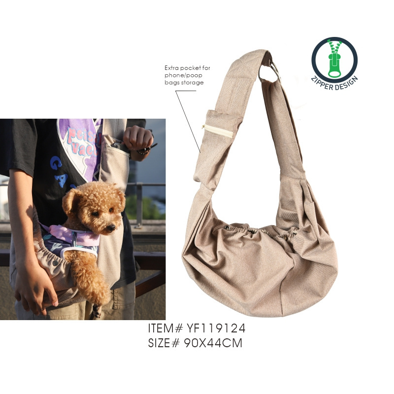 2023 Pet Products New Tend Hands Free Dog Cat Sling Carrier Pet Travel Carriers Bag