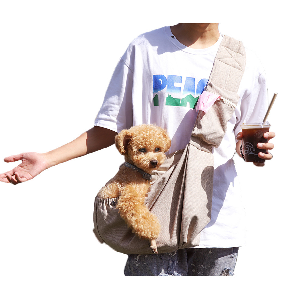 2023 Pet Products New Tend Hands Free Dog Cat Sling Carrier Pet Travel Carriers Bag