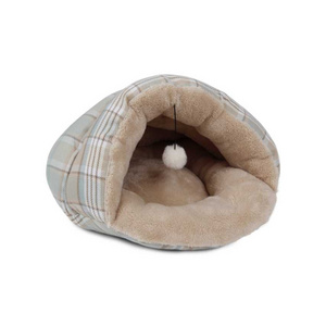 Hot sale warm soft cave dog bed pet house cats sleeping bag