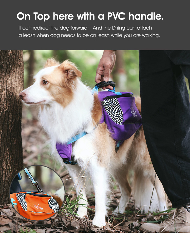 Petstar High Quality Hiking Gear Breathable Mesh Adjustable Straps Dog Carrier Backpack Saddle Bag