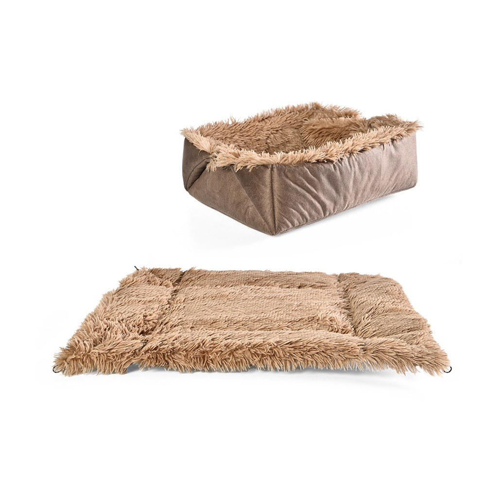 New Design Wholesale Warm Soft Dog Cat Bed Bear Paw Shape Multifunctional Pet Beds