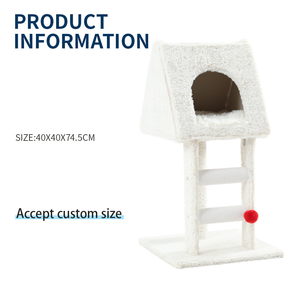 New Design Arrived Tree For Cats Luxurious Pet Supplies Playing Cat Tree Condo With Stair