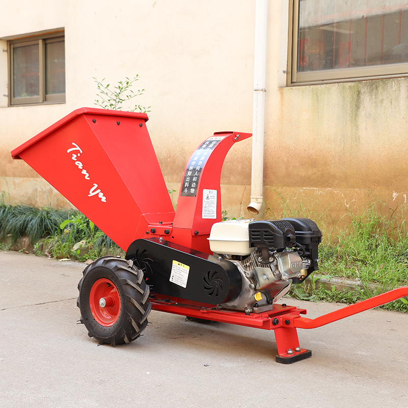 Small wood chipper machine gasoline with CE tree crusher