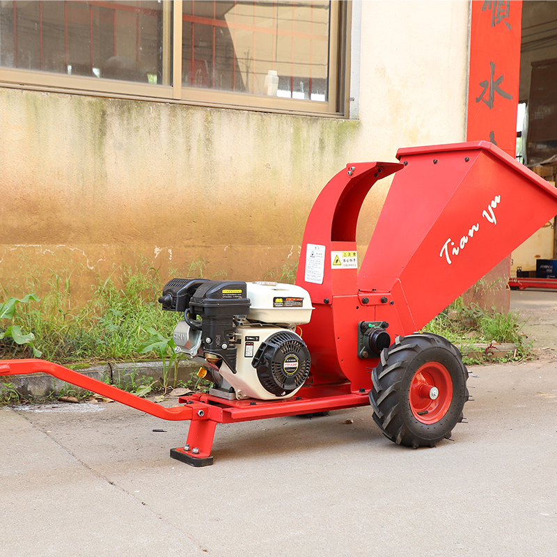 Small wood chipper machine gasoline with CE tree crusher