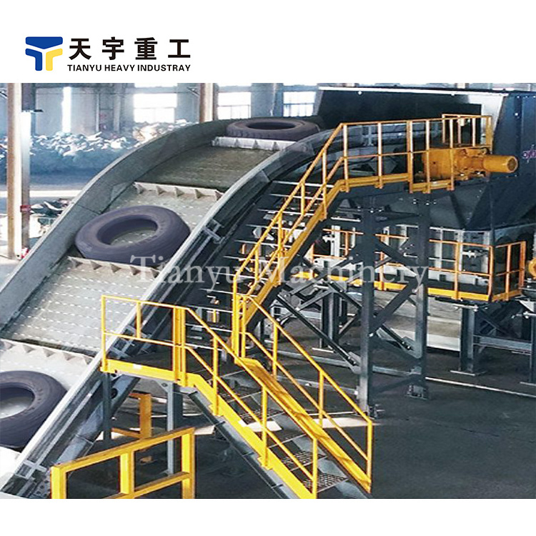 Scrap Second Hand Tyre Used Rubber Tires Recycling Machines For Rubber Powder Automatic Waste Tire Recycling Machinery Equipment