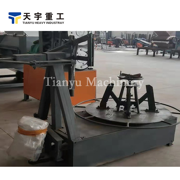 Waste Truck Tire Sidewall Cutter Strip Machine Bead Ring Separator Tire Ring Cutting Machine