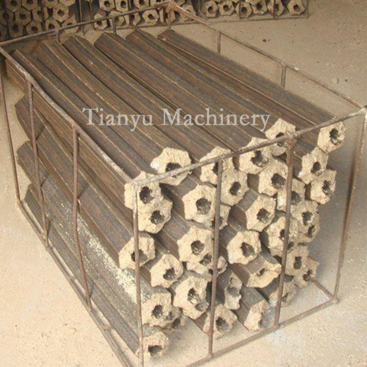 Saving Manpower Wood Charcoal Briquette Press Machine Biomass Briquette Making Machine