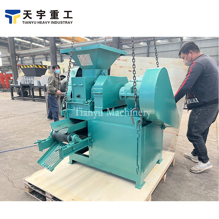 Factory Customize Hydraulic Coal Powder Extruder  Ball Briquette Machine Saving Manpower Goose Ovum Briquette Forming Machine