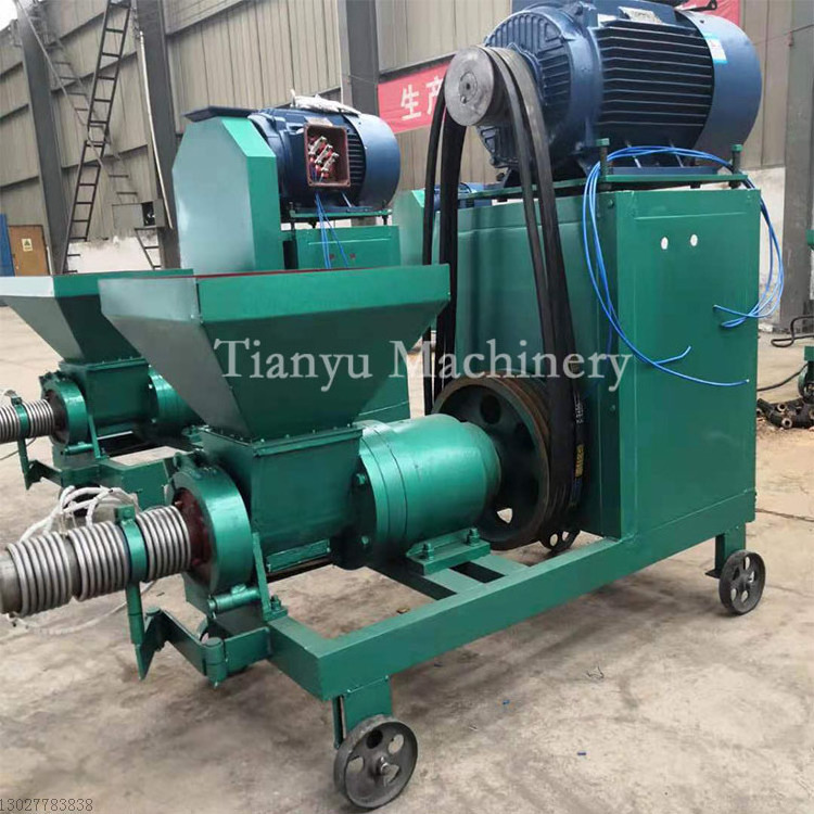 Saving Manpower Wood Charcoal Briquette Press Machine Biomass Briquette Making Machine