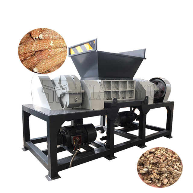 Mini Corn Farm Wooden Cabbage Machinery Shredder Maize Residue Agriculture Waste Cutting Machine Big Rice Paddy Straw Shredder