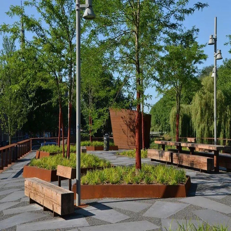 Cheap Price Corten Steel Decoration Pond Water Feature Corten Steel  Price