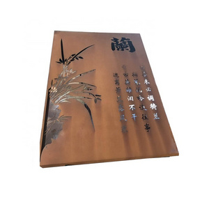 Cheap Price Corten Steel Decoration Pond Water Feature Corten Steel  Price