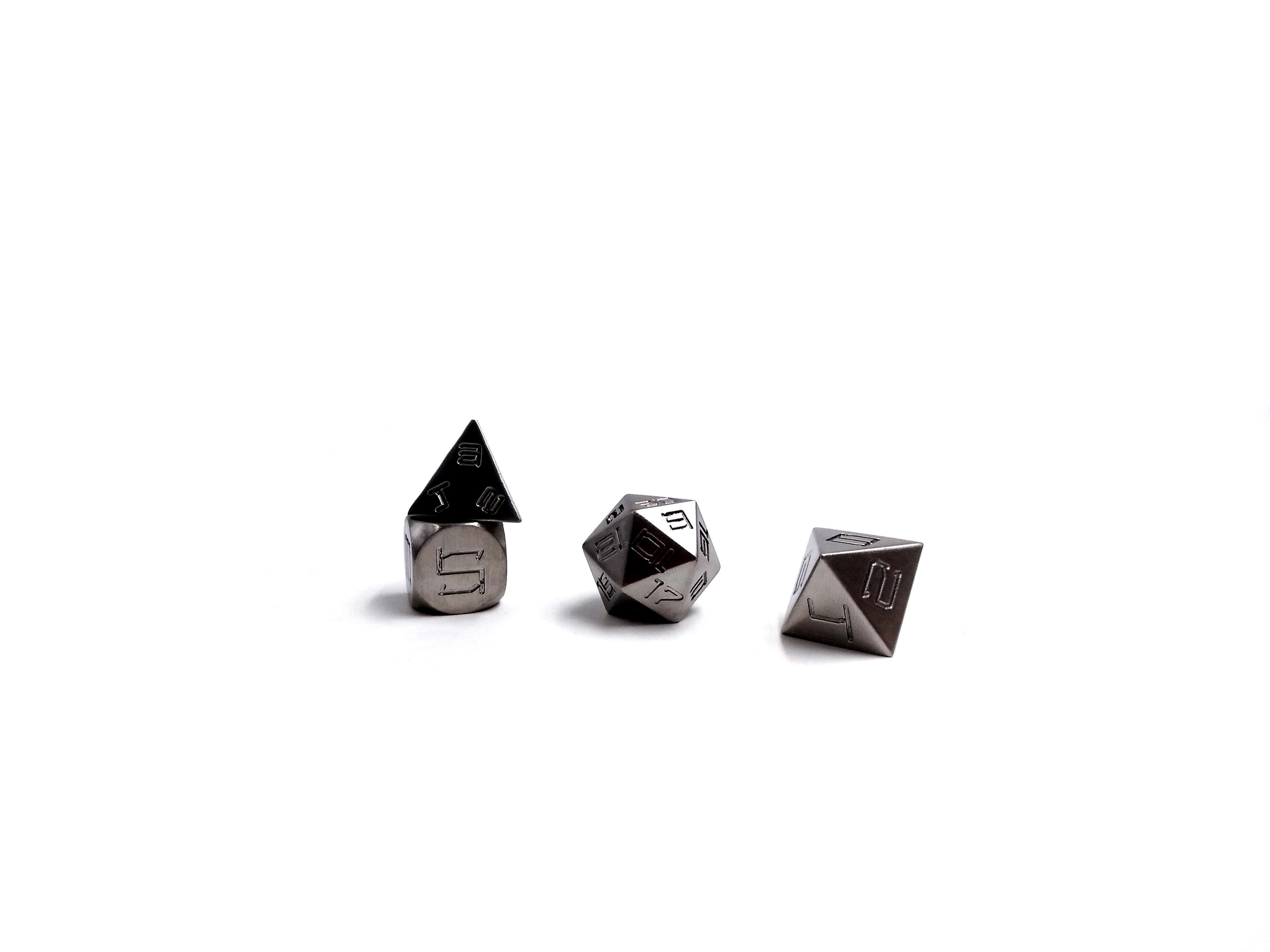 MBWS CNC Machined stainless steel metal custom polyhedron dice