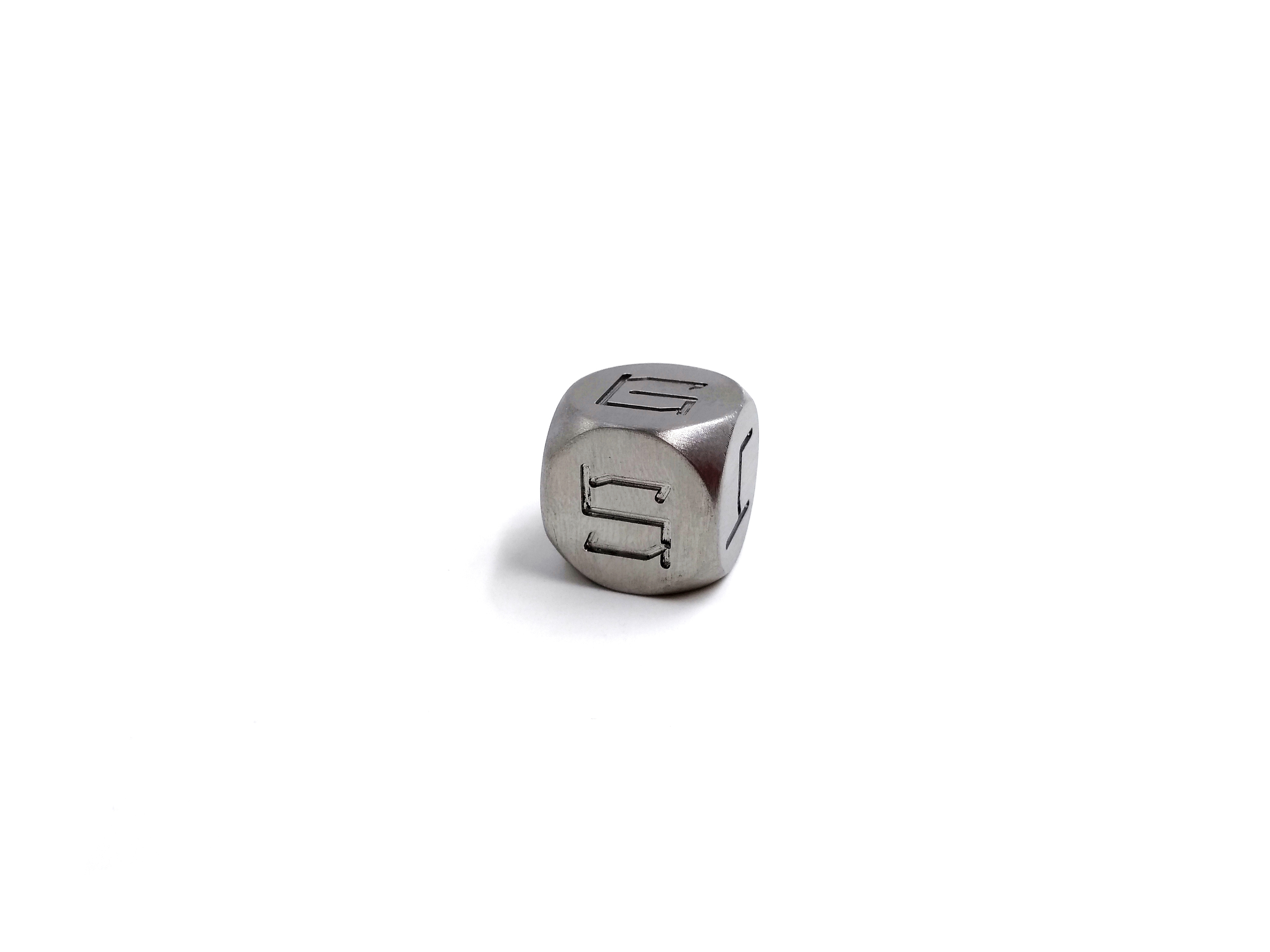 MBWS CNC Machined stainless steel metal custom polyhedron dice