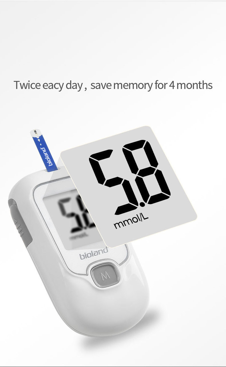 digital non invasive pcb smart blood glucose meter monitors system blood sugar monitor glucose meter with CE