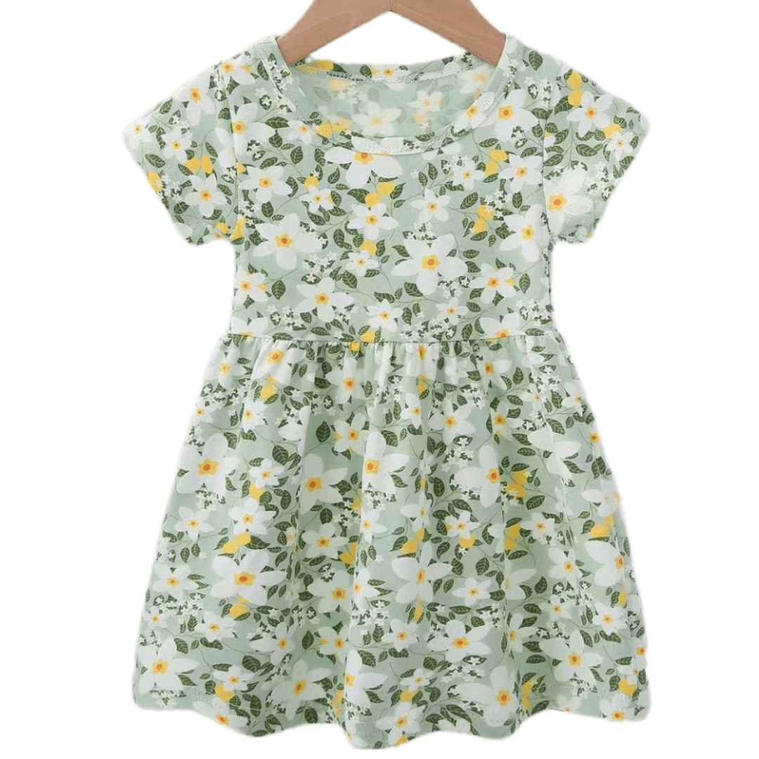 Wholesale Sanrio Kawaii Children Home Clothing Anime My Melody Cinnamoroll Nightgown Girls Short Sleeve Pajama Skirt Dress