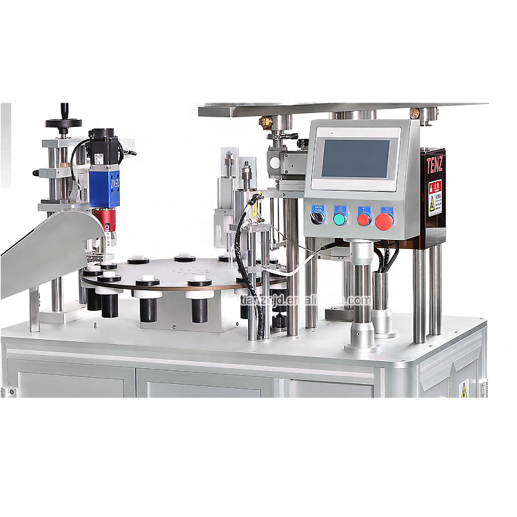 TENZ filling machine liquid/cosmetic/the body shop butter for semi auto lip gloss mascara filling and capping machine