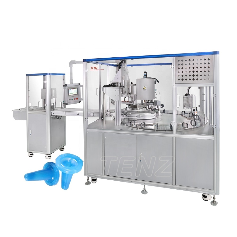 Full automatic rotary silicone mold lipstick filling  production line-Manual cosmetic tubes filling machines