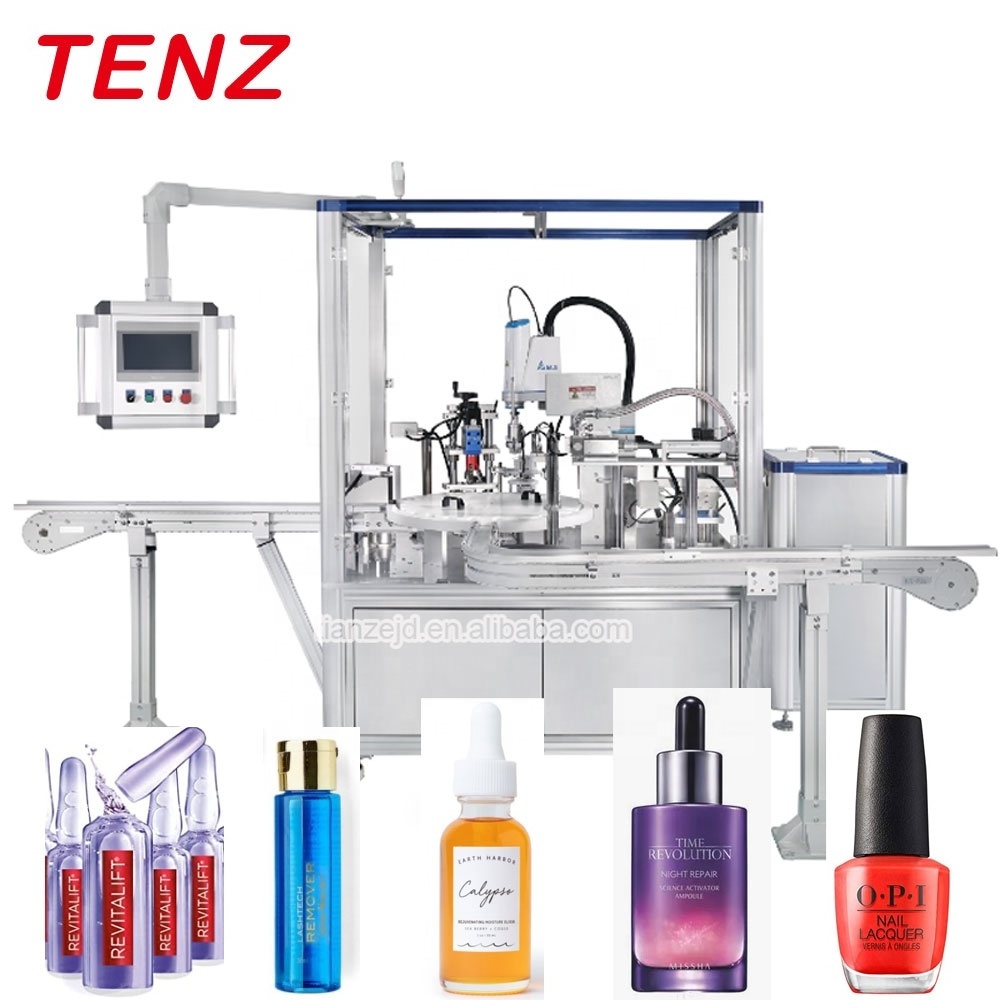 TENZ Nail polish filling machine high viscosity material filling UV gel filling machine & Perfume Bottle Filling Machine