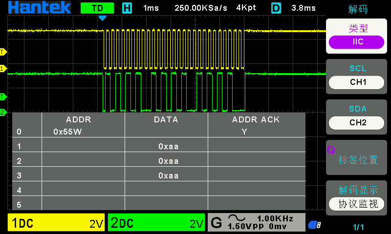 Hantek Dso2d15 Oscilloscope With 2 Channels Storage 100% Original 150mhz 1gsa/s Sampling Rate With Factory Price