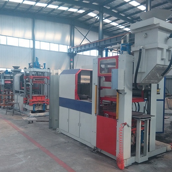 Flaskless automatic molding line / foundry equipment cast iron injection sand molding machine