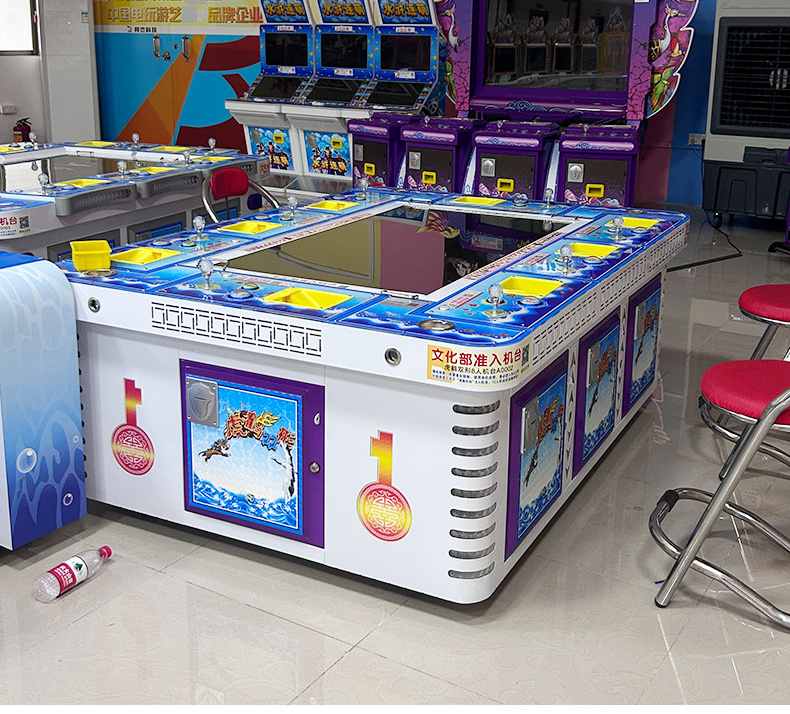 New manufacturer's direct-selling hot selling 6 mermaid game table/fish game cabinet/shooting fish game cabinet