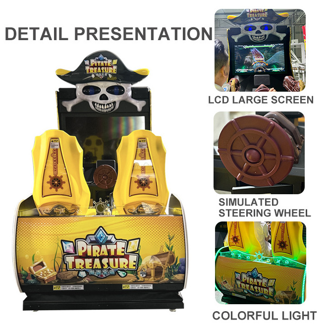 2023 Indoor Large-scale Entertainment Pirate treasure Coin Operated 42 LCD 2 Players Arcade Game Shooting Game Machine For Sale