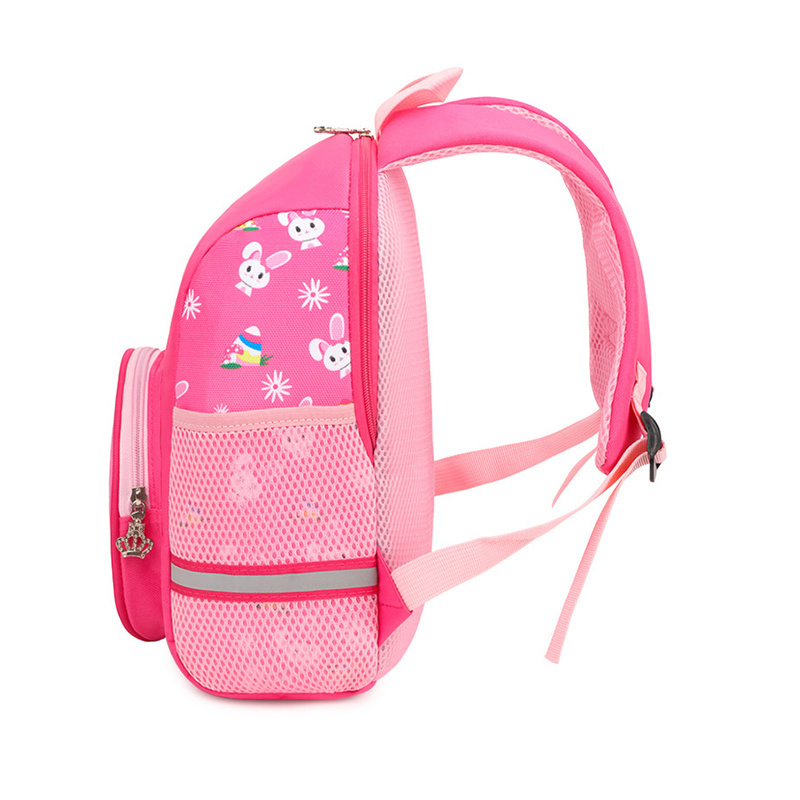 New Waterproof Rabbit School Bag Lightweight Children Kindergarten Dinosaur Boy Pink Backpack School Bags Girls