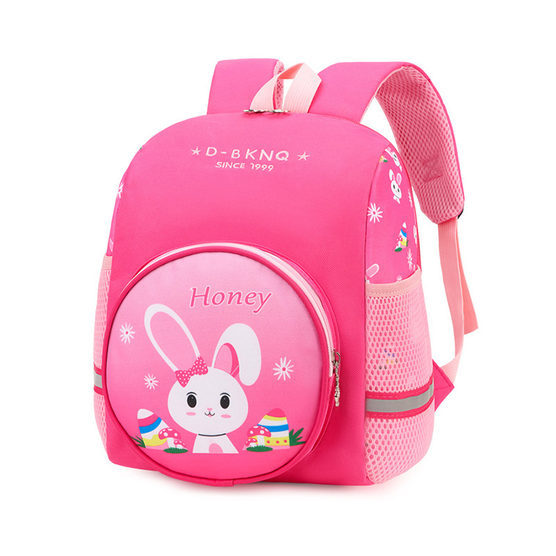 New Waterproof Rabbit School Bag Lightweight Children Kindergarten Dinosaur Boy Pink Backpack School Bags Girls