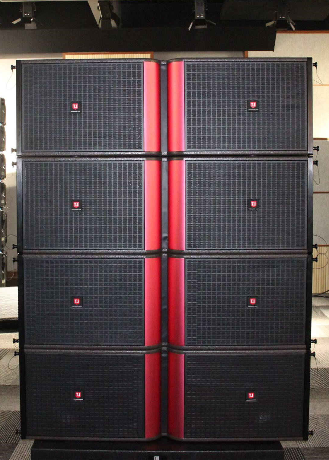 T.I PRO AUDIO professional line array speaker dual 15 inch powered sound system line array subwoofer for church