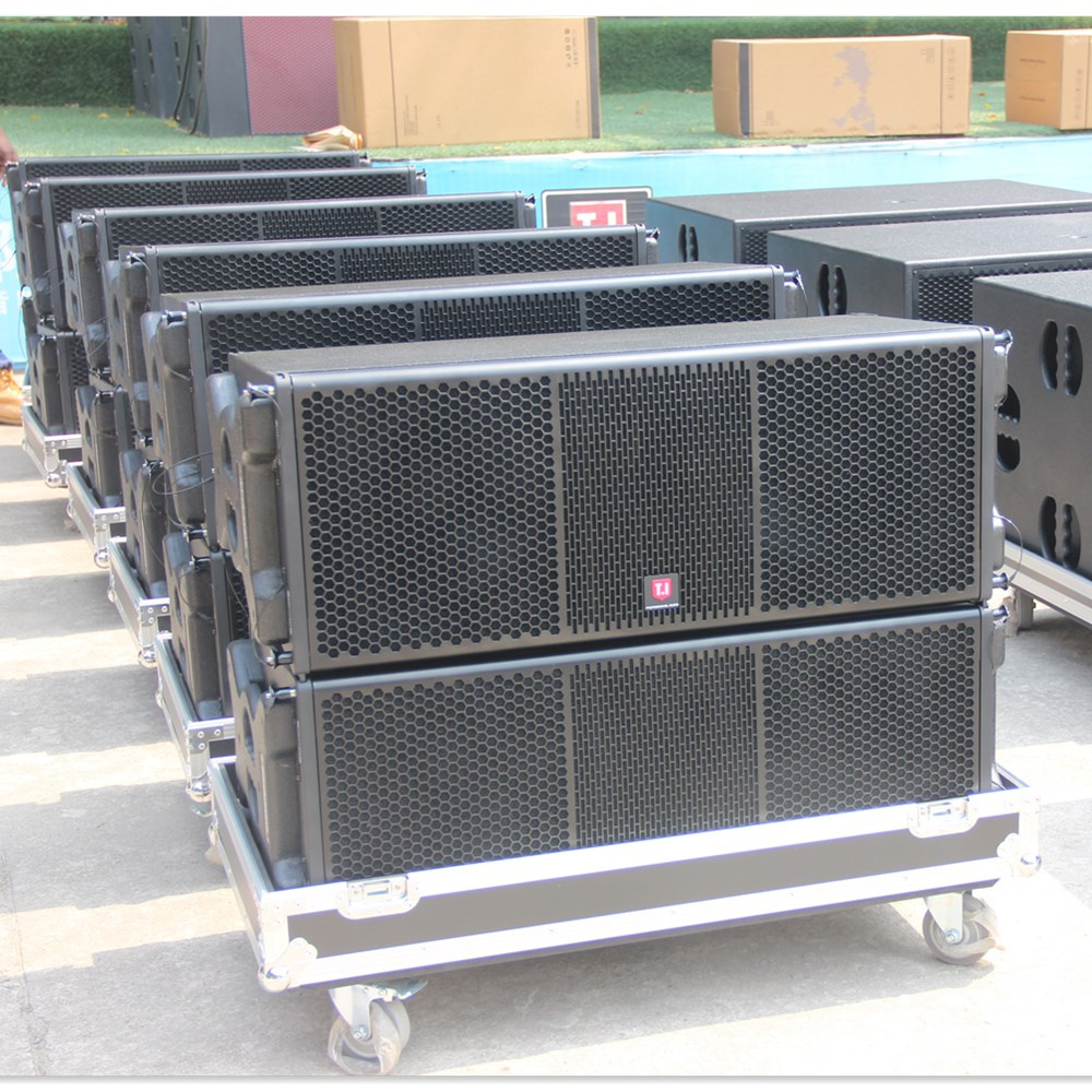 LA-2122  dual 12 inch two way line array, passive and active, indoor outdoor sound equipment, professional audio sound system