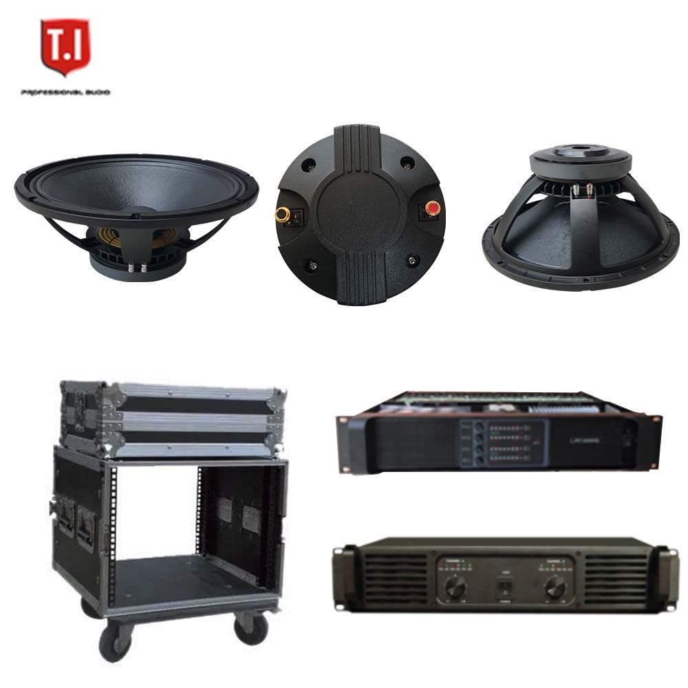 China manufacture empty speaker cabinets full range dual 15 inch sound system speakers pa system