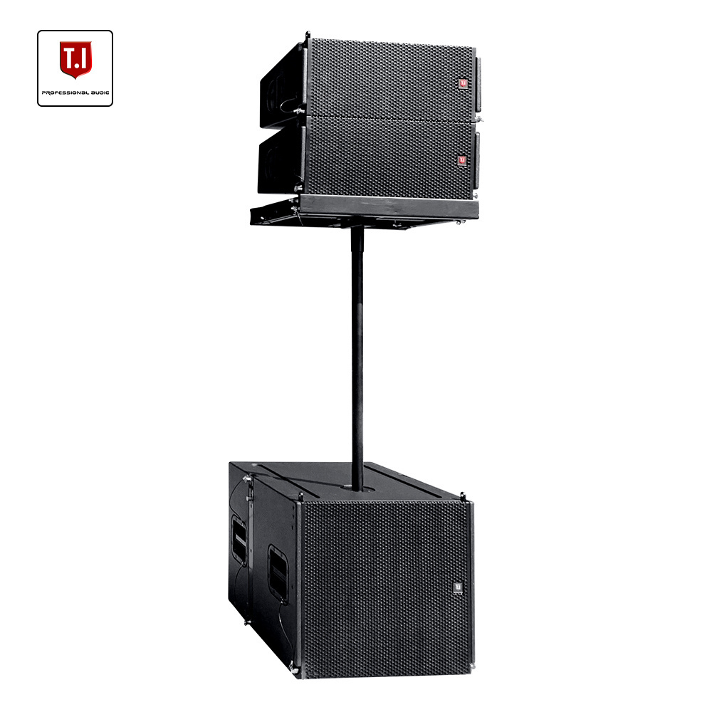 T.I Pro Audio Single 18'' line array sub 800W RMS professional sound system subwoofer for event