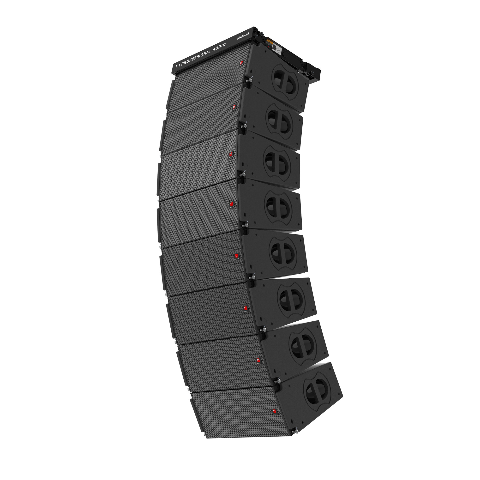 Line array system speakers waterproof MAX6 dual 6 inch indoor and outdoor professional acoustic line array speakers