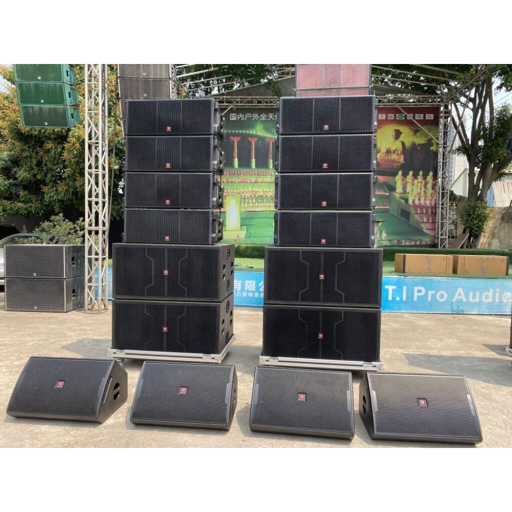 professional lighting designers association DJ  radio  jockey  professional speakers dual 12 inch line array speaker