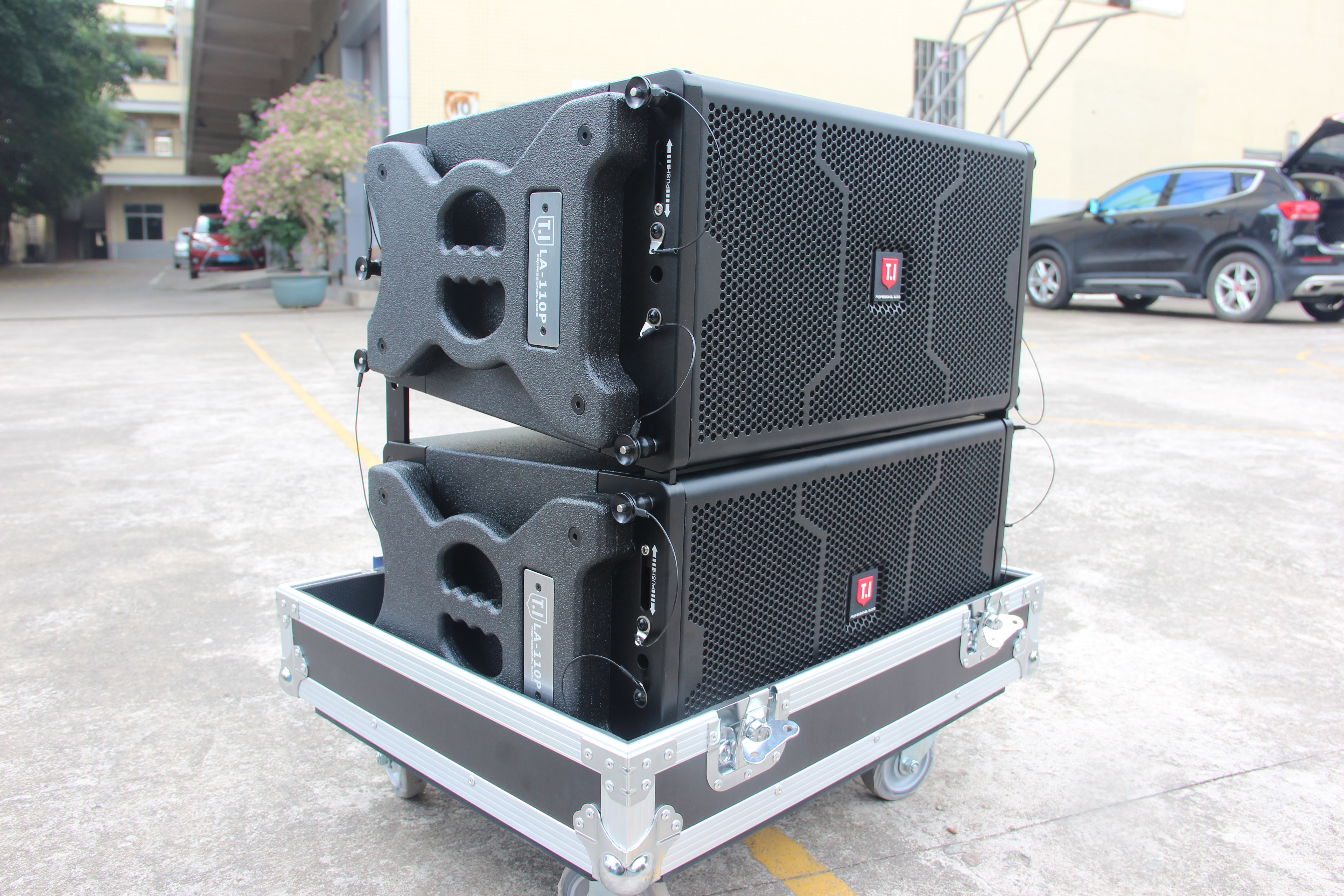 line array LA 110 single 10 inch system speakers audio system portable line speaker array with 18 subwoofer  sound system