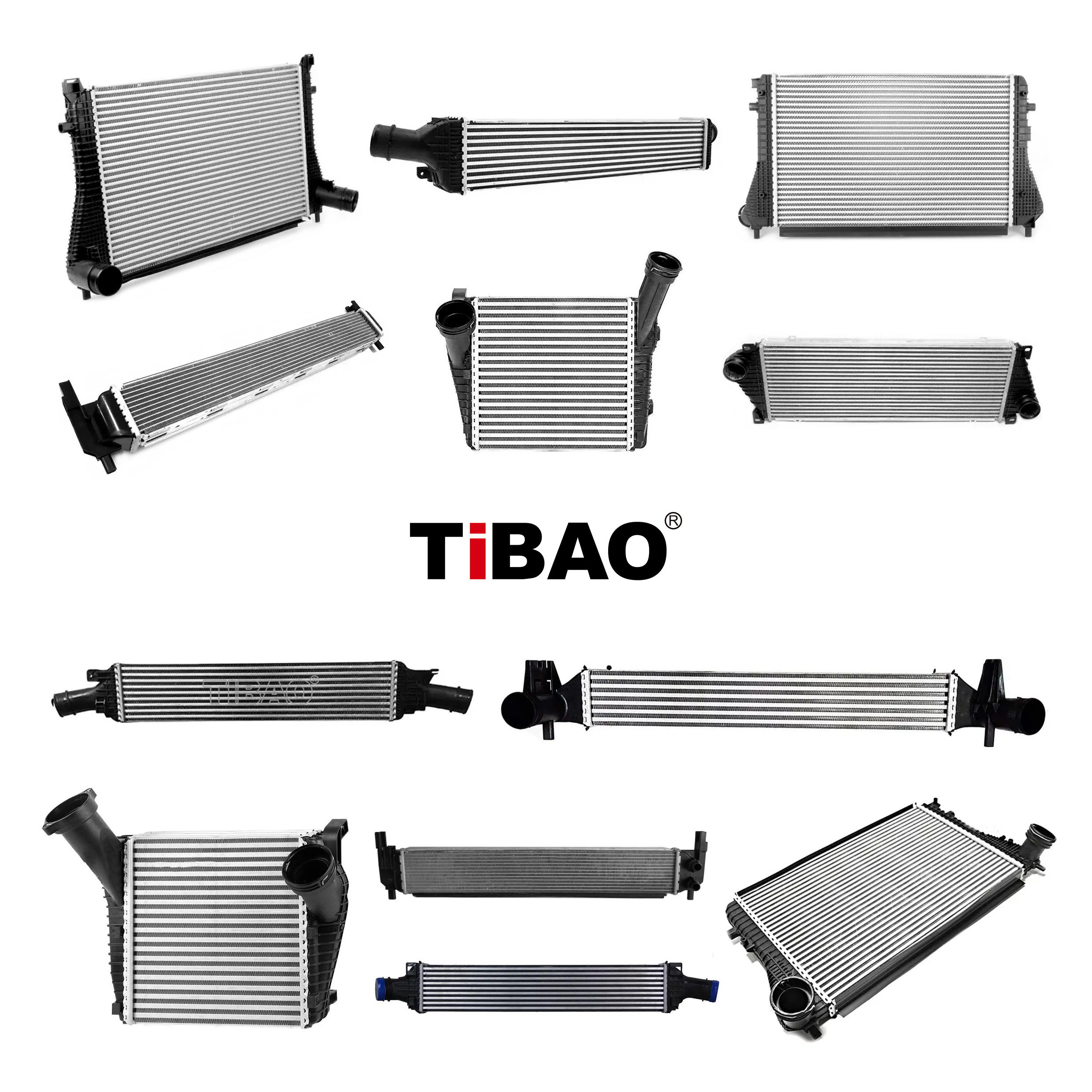 TiBAO Auto Cooling System Aluminum Radiator for Audi A3 TT VW JETTA PASSAT SKODA SEAT 1K0121253K 5K0121251H 5K0 121 251 AB