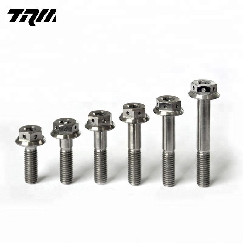 M10 Titanium Flange socket hex head motorbike screws