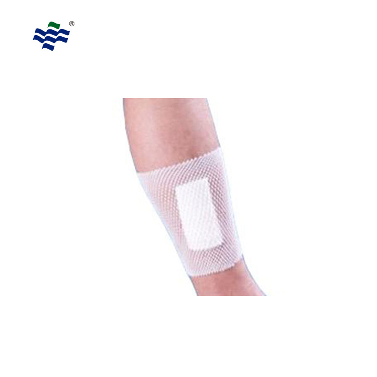 Medical cotton mesh elastic tubular net bandage for wound care