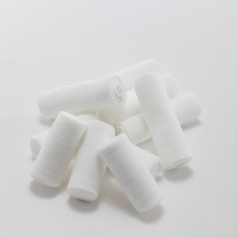 Oem medical PBT elastic Roll gauze conforming sterile gauze bandage for burns